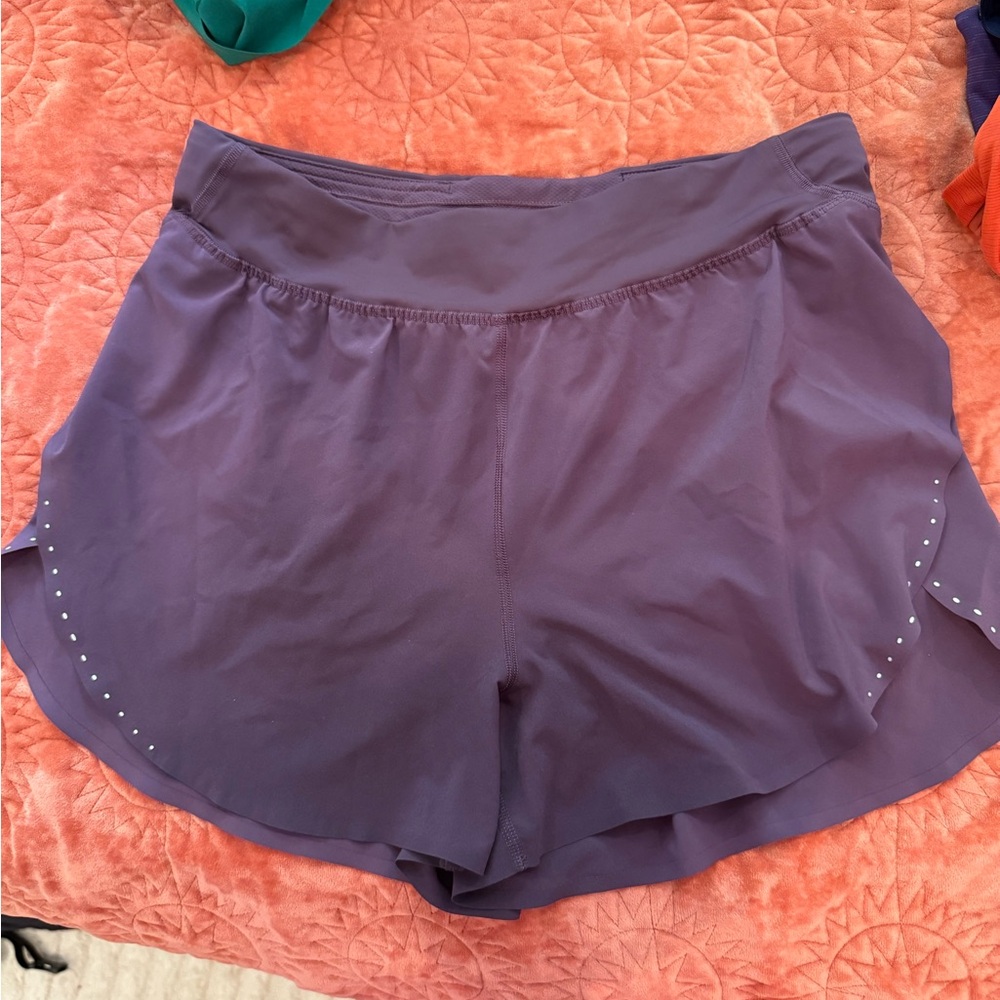 Lululemon split side fast and free Women's Purple Athletic Shorts